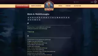 Adventure Game Hotspot Hints & Walkthroughs | Adventure Game Hotspot