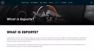 A Esf What is Esports - Asian Electronic Sports Federation