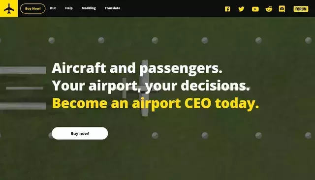airportceo.com homepage screenshot