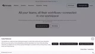 Air Table Airtable: Build Enterprise-ready AI Workflows, Apps & Agents | Airtable