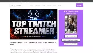 Amra And Elma 100 TOP TWITCH STREAMERS WHO TOOK OVER GAMING IN 2026