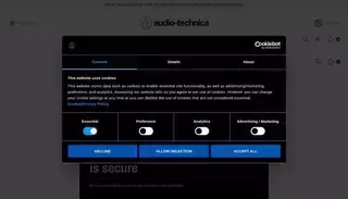 Audio Technica 404 Not Found | Audio-Technica