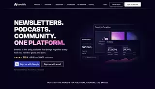 Bee Hi Iv beehiiv — The newsletter platform built for growth