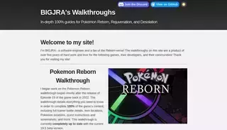 Git Hub BIGJRA’s Website | BIGJRA’s Walkthroughs