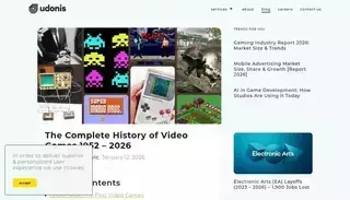 Udonis The Complete History of Video Games 1952 - 2026