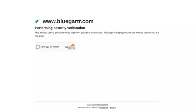 bluegartr.com homepage screenshot