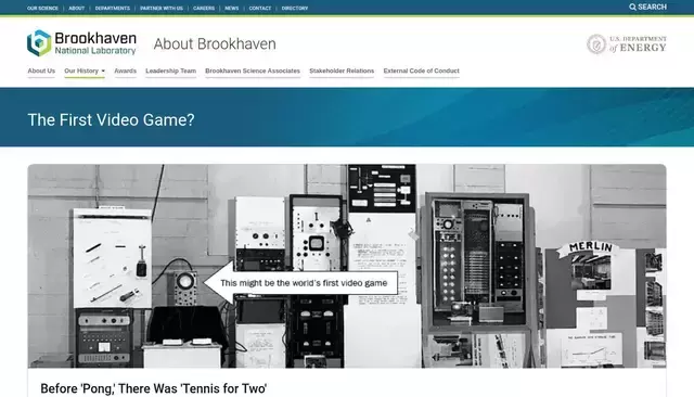 bnl.gov homepage screenshot
