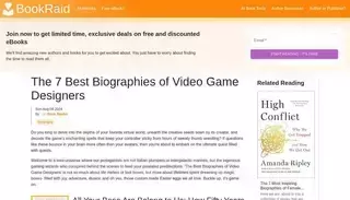 Book Raid The 7 Best Biographies of Video Game Designers - BookRaid