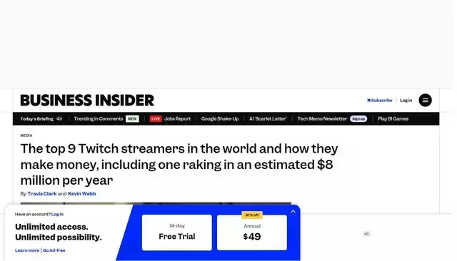 businessinsider.com homepage screenshot