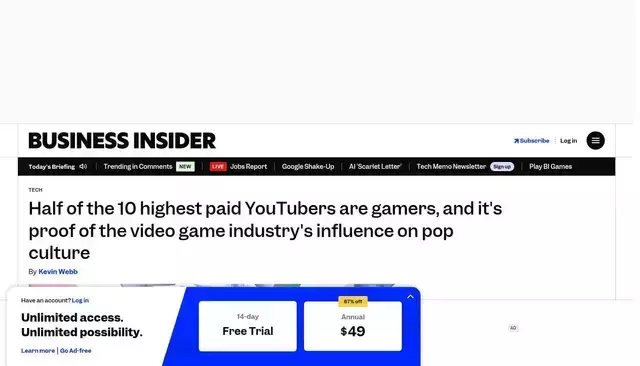 businessinsider.com homepage screenshot