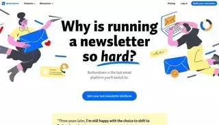 Button Down Buttondown — Newsletter software for people like you
