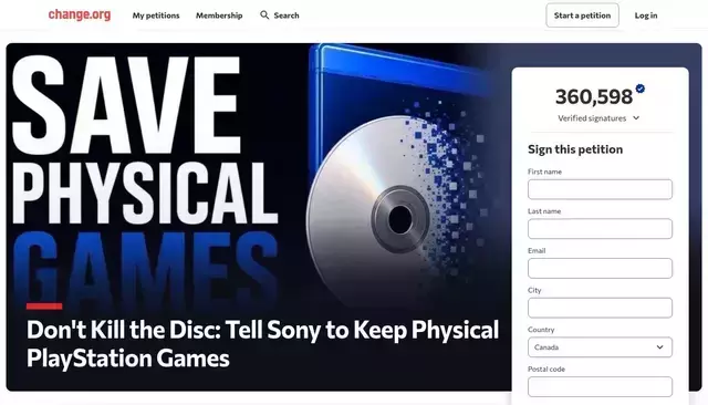 change.org homepage screenshot
