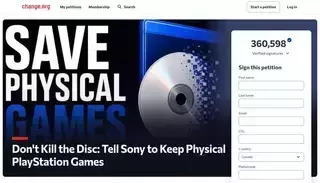 Change Петиция · Don't Kill the Disc: Tell Sony to Keep Physical PlayStation Games - Канада · Change.org