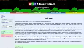 Classic Dos Games RGB Classic Games