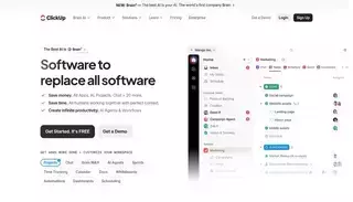 Click Up ClickUp™ | Maximize productivity • Software, AI, and humans converge