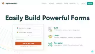 Cognito Forms Free Online Form Builder With Workflow Automation