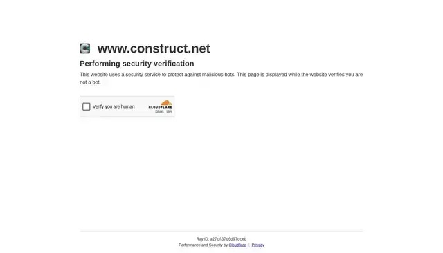 construct.net homepage screenshot