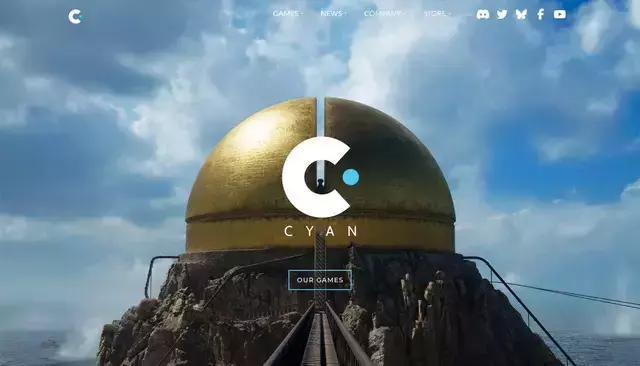 cyan.com homepage screenshot
