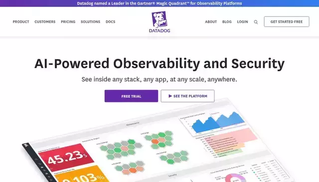 datadog.com homepage screenshot