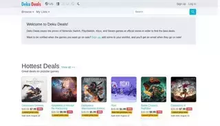Deku Deals Deku Deals - Nintendo Switch price tracking and wishlist notifications