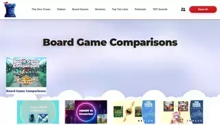 Dice Tower Board Game Comparisons | The Dice Tower