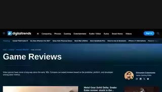 Digital Trends Game Reviews - Digital Trends