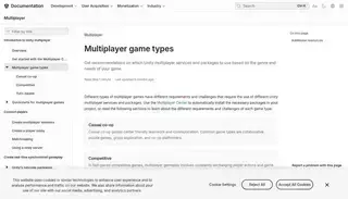 Unity Multiplayer game types • Multiplayer • Unity Docs