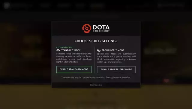 dota2.com homepage screenshot