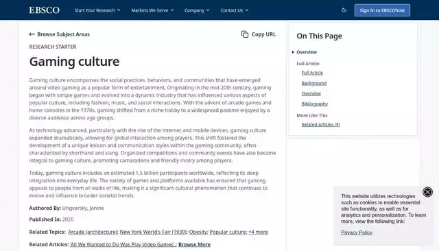 ebsco.com homepage screenshot
