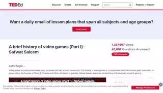 Ted A brief history of video games (Part I) - Safwat Saleem | TED-Ed