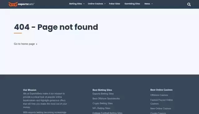 esportsbets.com homepage screenshot