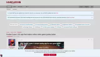 Fami Boards Pocket Codex: iOS app that makes online video game guides better | Famiboards