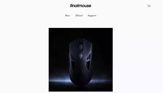 finalmouse.com homepage screenshot