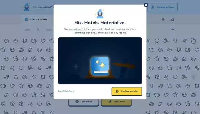 fontawesome.com homepage screenshot