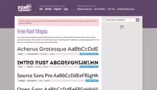 Font Squirrel Free Fonts! Legit Free & Quality | Font Squirrel