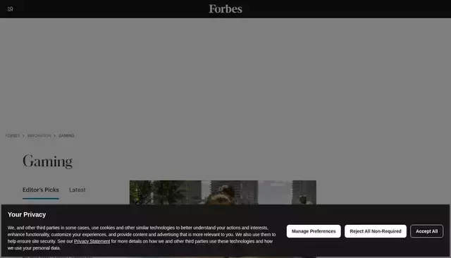 forbes.com homepage screenshot