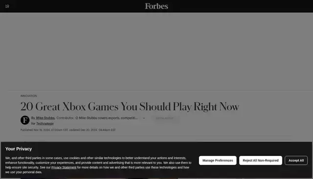 forbes.com homepage screenshot