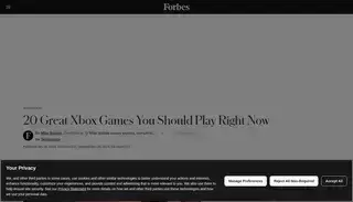 Forbes 20 Great Xbox Games You Should Play Right Now