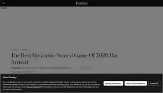 Forbes The Best Metacritic-Scored Game Of 2026 Has Arrived