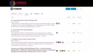 Choice Of Games Choice of Games Forum