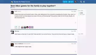 Quarter To Three Best XBox games for the family to play together? - Games - Quarter To Three Forums