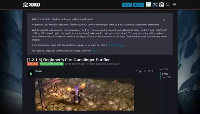 forums.crateentertainment.com homepage screenshot