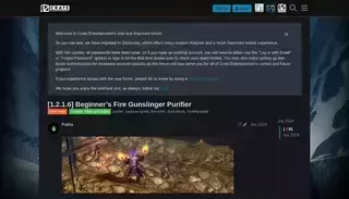 Crate Entertainment [1.2.1.6] Beginner's Fire Gunslinger Purifier - Classes, Skills and Builds - Crate Entertainment Forum