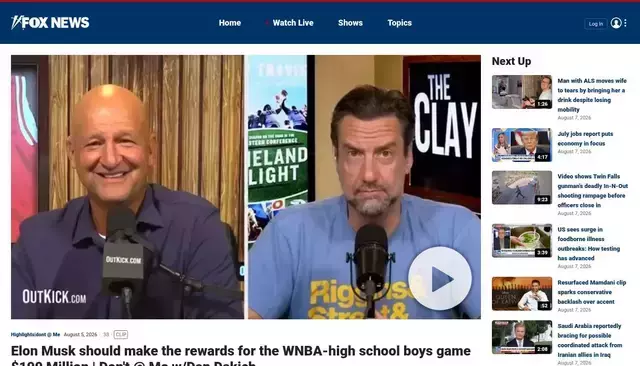 foxnews.com homepage screenshot