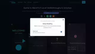Game Is Hard Full Level Walkthroughs & Solution | Game Is Hard