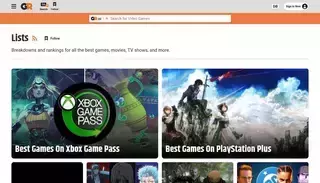Game Rant Lists | GameRant