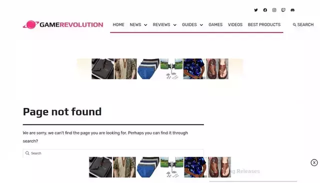 gamerevolution.com homepage screenshot