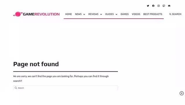 gamerevolution.com homepage screenshot
