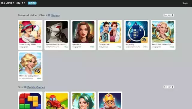 gamersunite.com homepage screenshot