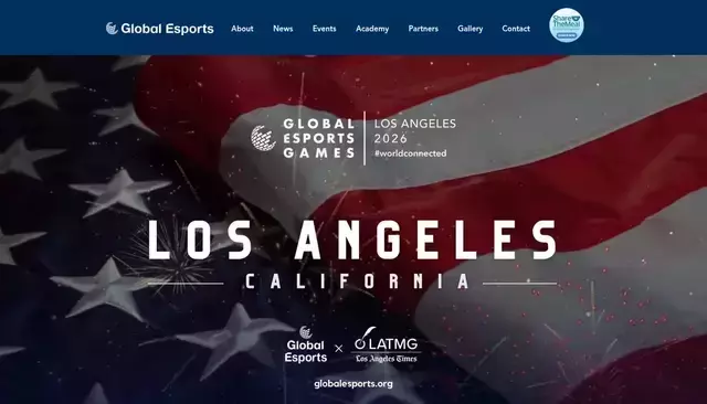 globalesports.org homepage screenshot